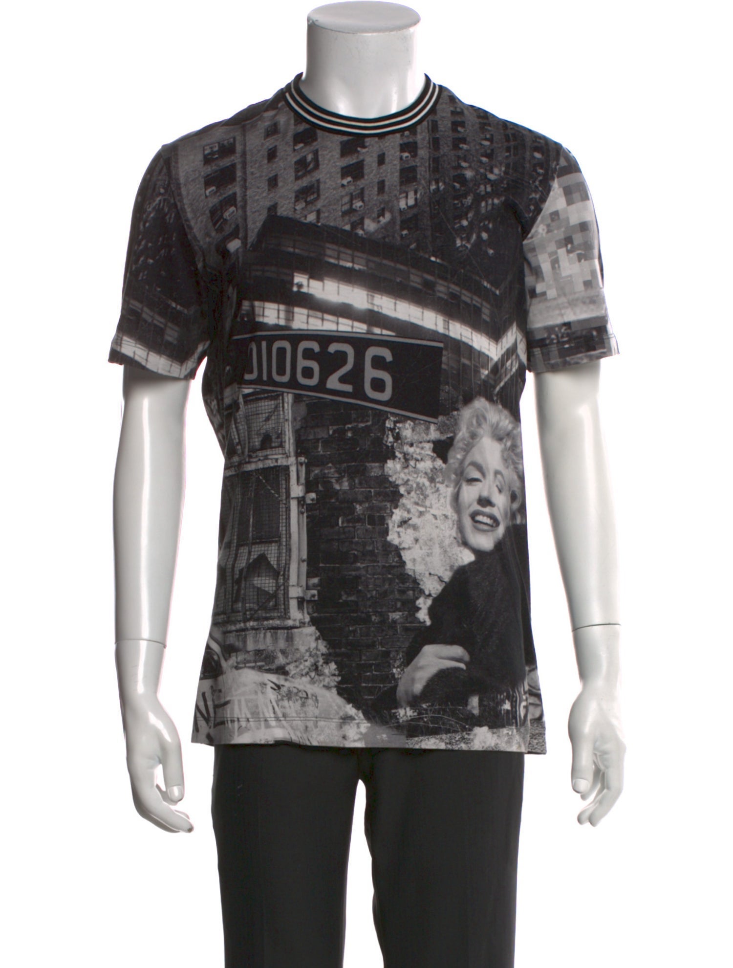 Dolce & Gabbana Printed Crew Neck T-Shirt