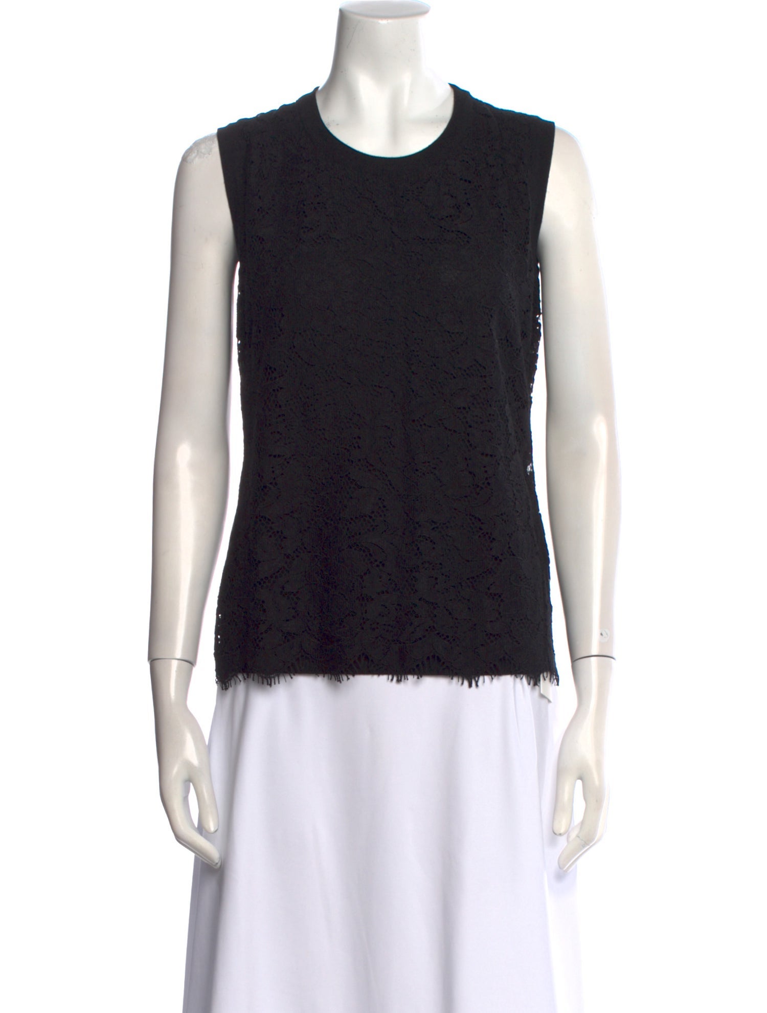 Dolce & Gabbana Crew Neck Sleeveless Top