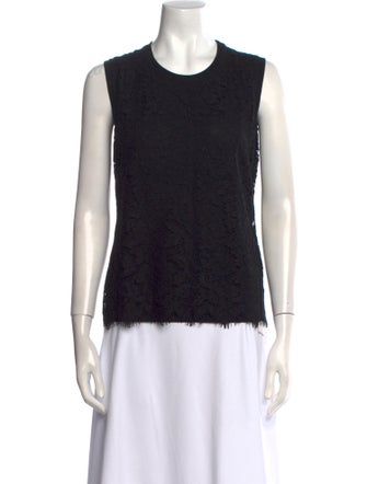 Dolce & Gabbana Crew Neck Sleeveless Top