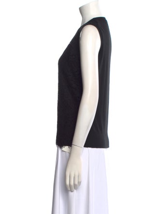 Dolce & Gabbana Crew Neck Sleeveless Top