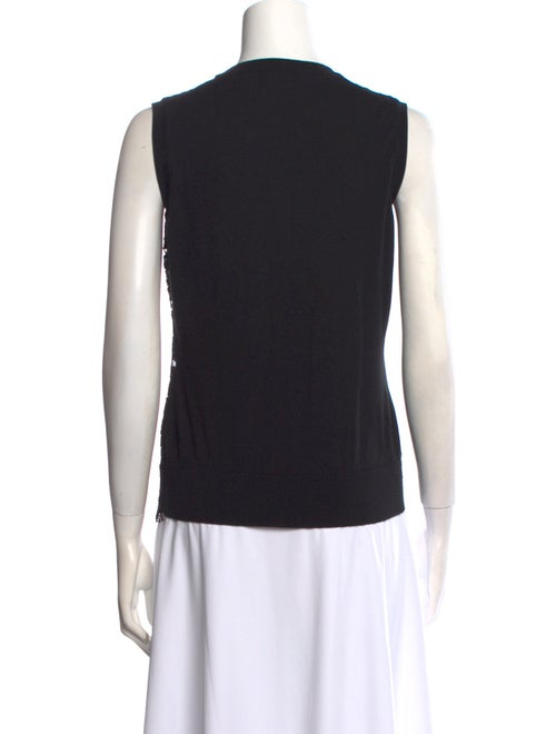 Dolce & Gabbana Crew Neck Sleeveless Top
