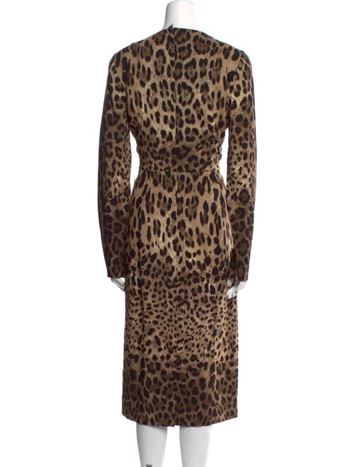 Dolce & Gabbana Silk Midi Length Dress