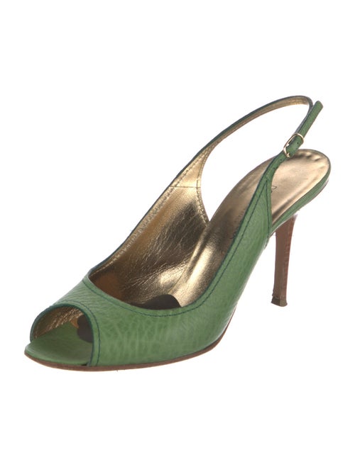 Dolce & Gabbana Leather Slingback Pumps