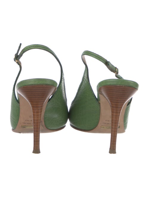 Dolce & Gabbana Leather Slingback Pumps