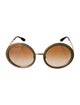 Dolce & Gabbana Round Gradient Sunglasses