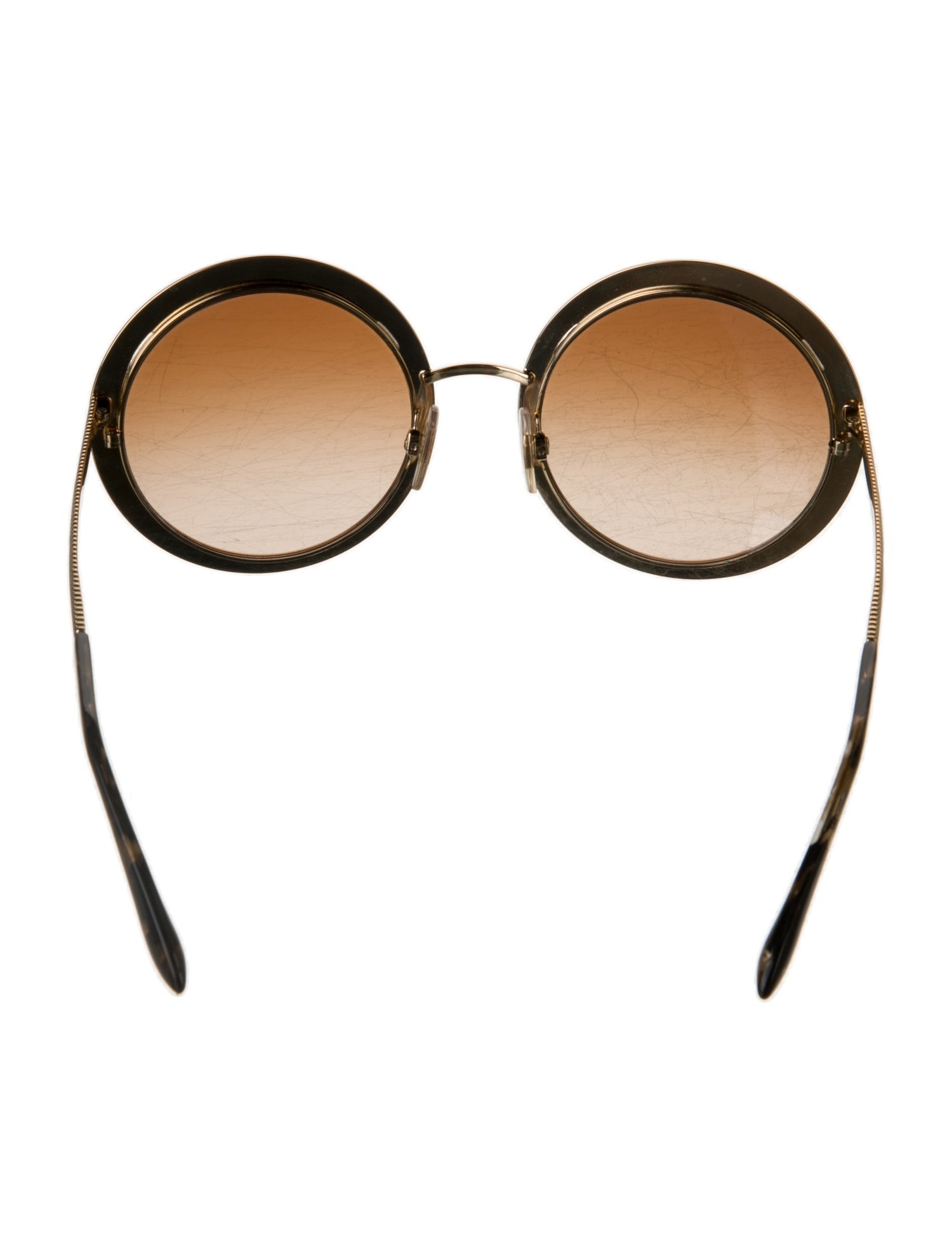 Dolce & Gabbana Round Gradient Sunglasses