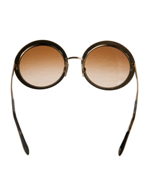 Dolce & Gabbana Round Gradient Sunglasses