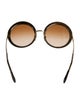Dolce & Gabbana Round Gradient Sunglasses