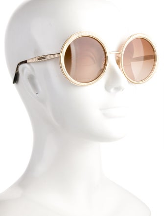 Dolce & Gabbana Round Gradient Sunglasses