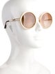 Dolce & Gabbana Round Gradient Sunglasses