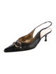 Dolce & Gabbana Leather Slingback Pumps