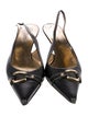 Dolce & Gabbana Leather Slingback Pumps