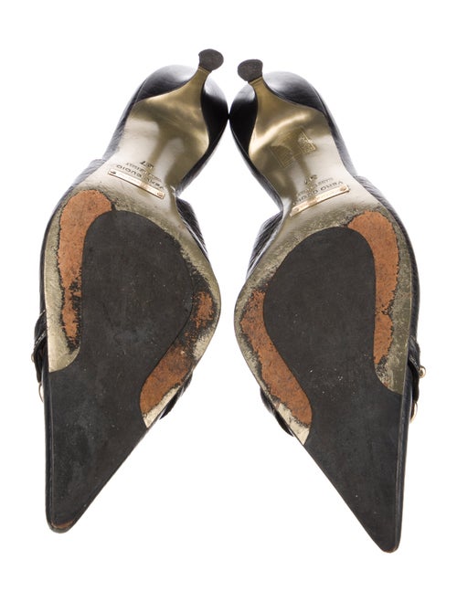 Dolce & Gabbana Leather Slingback Pumps