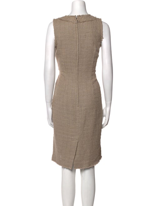 Dolce & Gabbana Bateau Neckline Knee-Length Dress