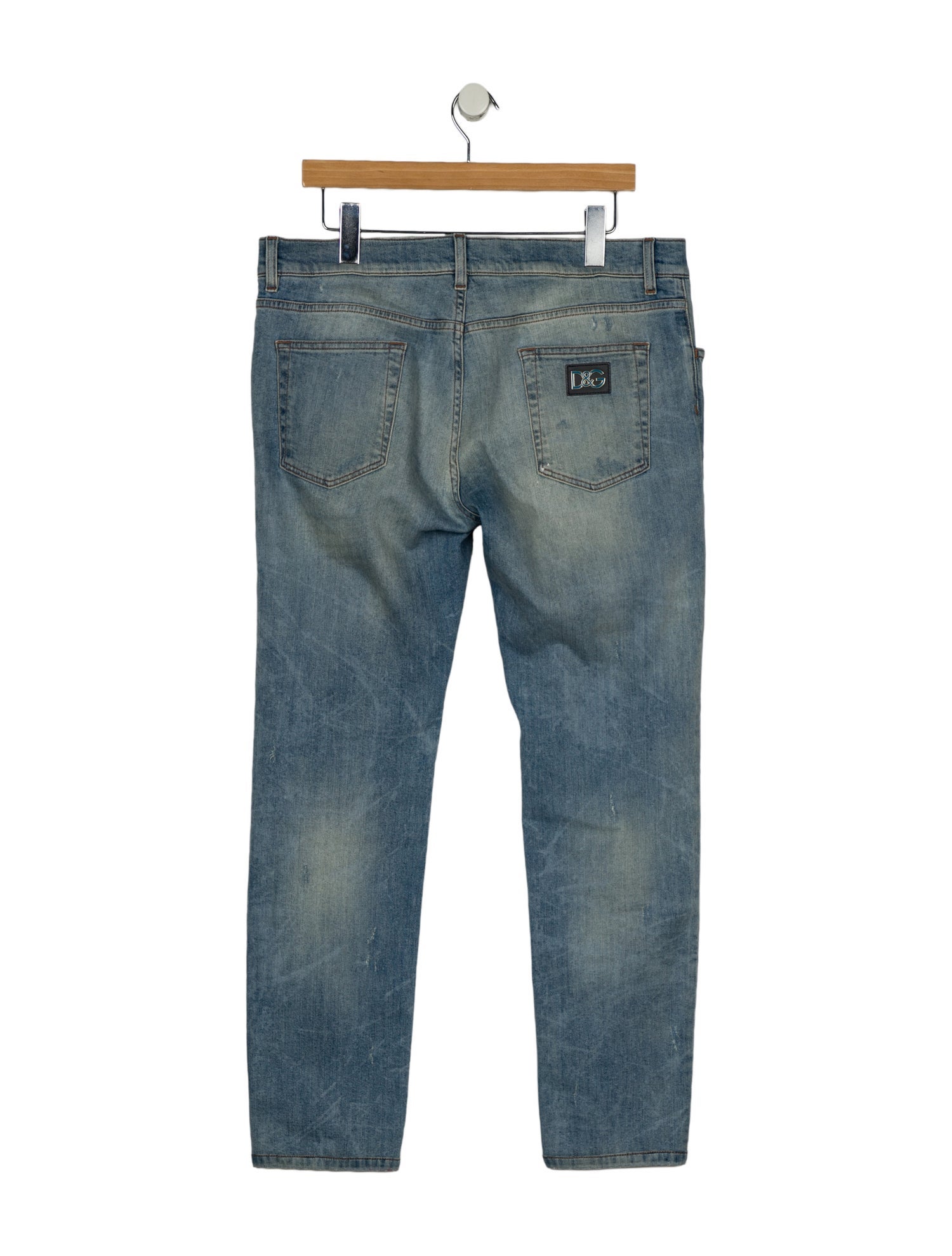 Dolce & Gabbana Mid-Rise Straight Leg Jeans