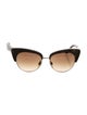 Dolce & Gabbana Cat-Eye Gradient Sunglasses