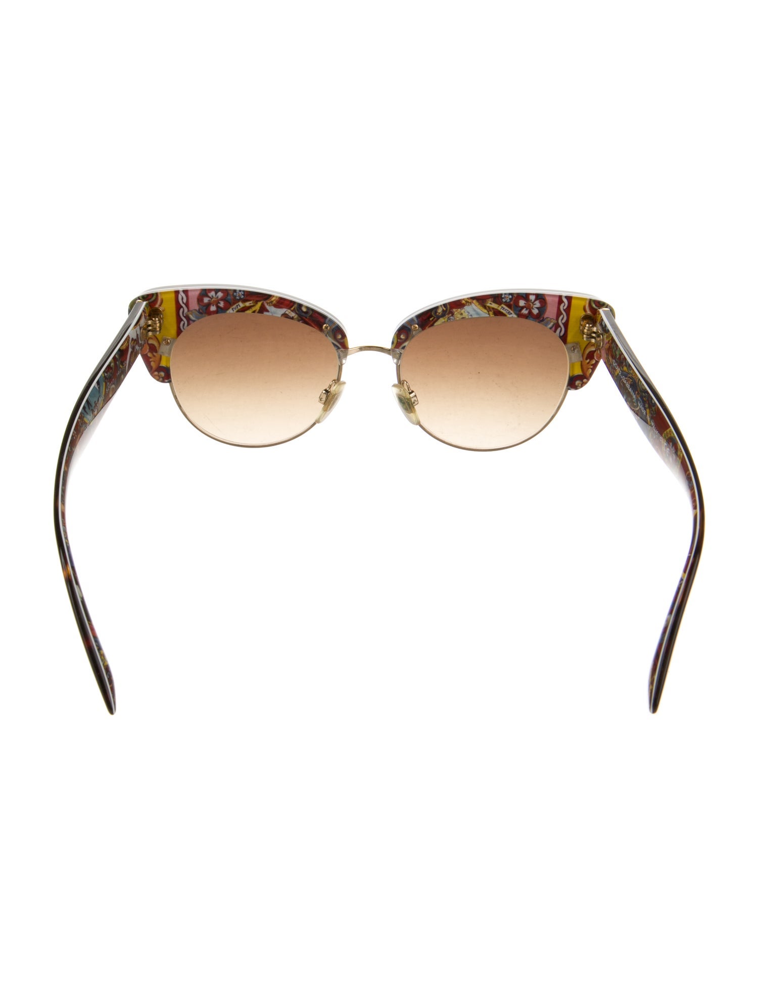 Dolce & Gabbana Cat-Eye Gradient Sunglasses