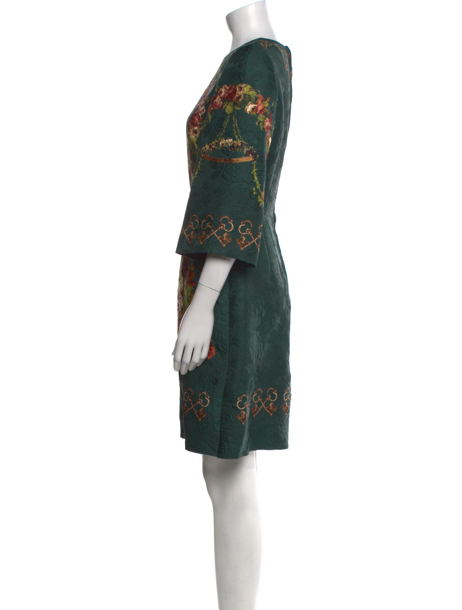 Dolce & Gabbana Printed Knee-Length Dress w/ Tags