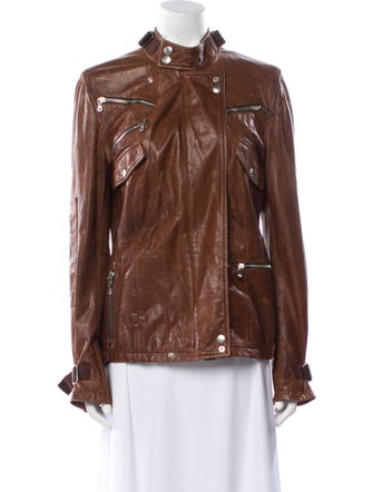 Dolce & Gabbana Leather Biker Jacket