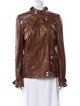 Dolce & Gabbana Leather Biker Jacket
