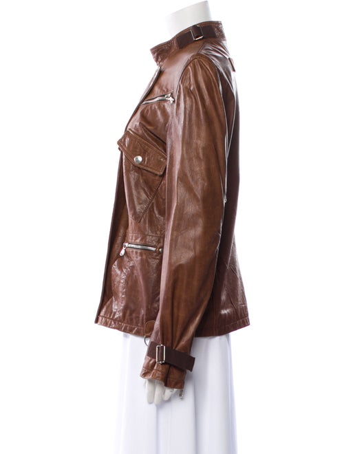 Dolce & Gabbana Leather Biker Jacket