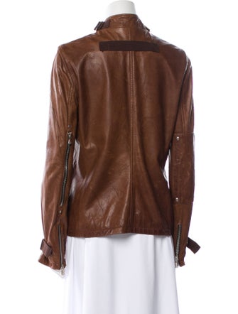 Dolce & Gabbana Leather Biker Jacket