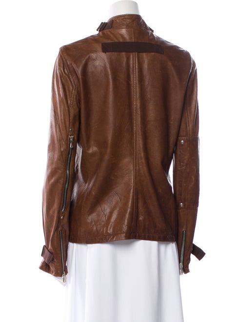 Dolce & Gabbana Leather Biker Jacket
