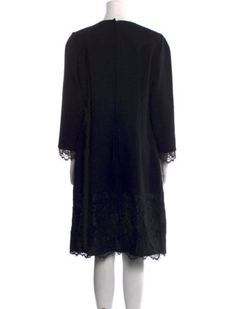 Dolce & Gabbana Wool Knee-Length Dress