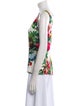 Dolce & Gabbana Silk Floral Print Top