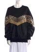Dolce & Gabbana Animal Print Crew Neck Sweatshirt