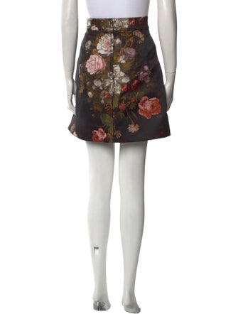 Dolce & Gabbana Floral Print Mini Skirt