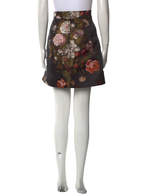 Dolce & Gabbana Floral Print Mini Skirt