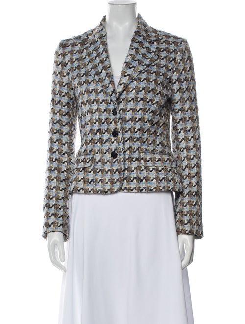 Dolce & Gabbana Tweed Printed Blazer