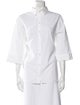 Dolce & Gabbana Three-Quarter Sleeve Button-Up Top