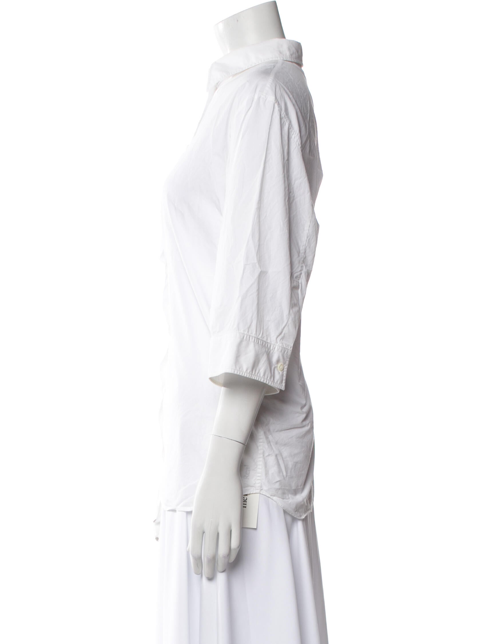 Dolce & Gabbana Three-Quarter Sleeve Button-Up Top