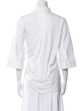 Dolce & Gabbana Three-Quarter Sleeve Button-Up Top