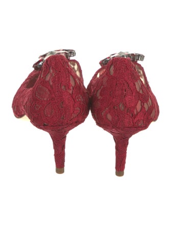 Dolce & Gabbana Lace Lace Pattern Pumps