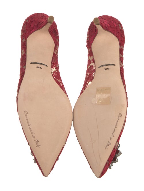 Dolce & Gabbana Lace Lace Pattern Pumps