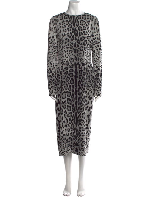 Dolce & Gabbana Silk Long Dress