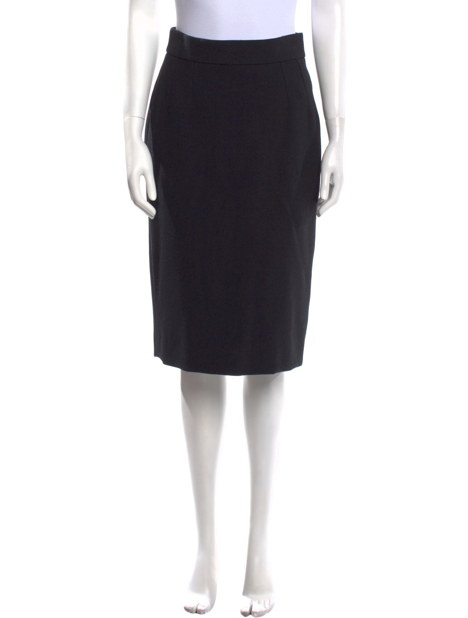 Dolce & Gabbana Raw-Edge Trim Knee-Length Skirt