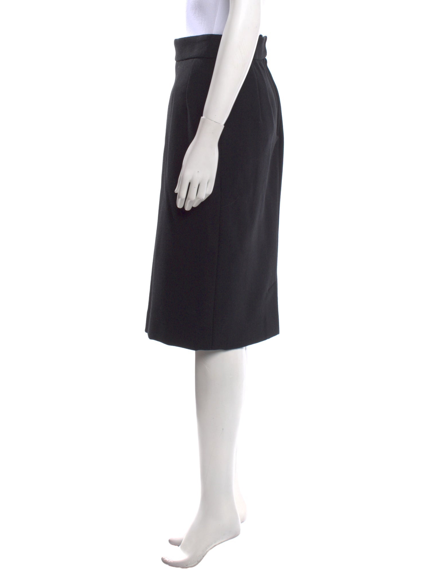 Dolce & Gabbana Raw-Edge Trim Knee-Length Skirt