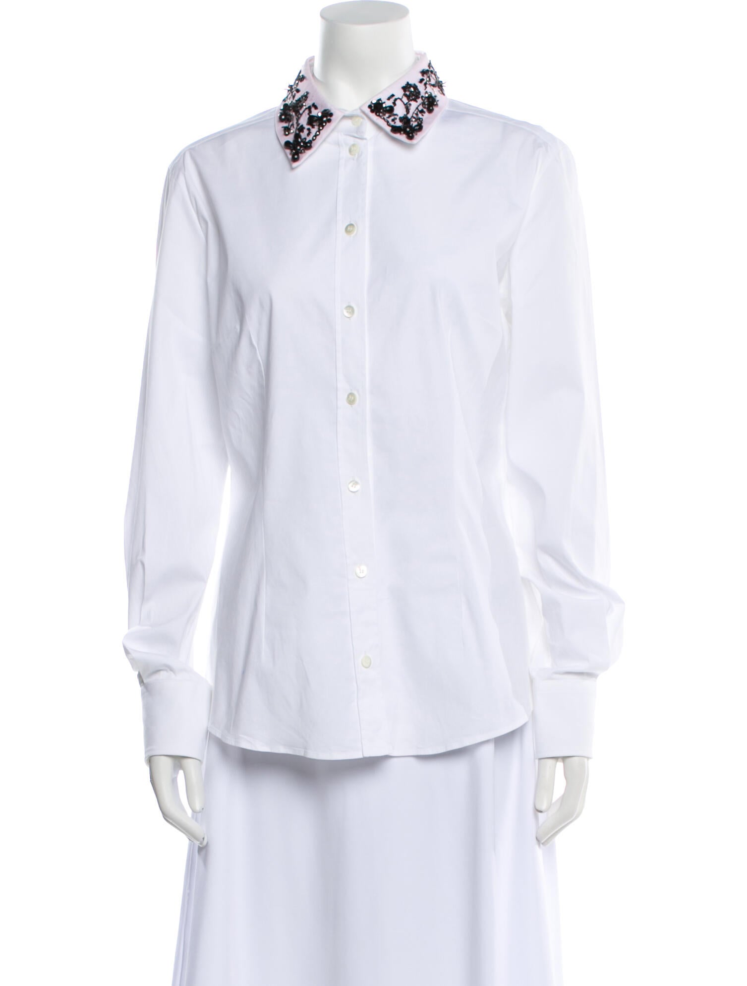 Dolce & Gabbana Long Sleeve Button-Up Top