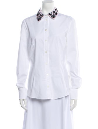 Dolce & Gabbana Long Sleeve Button-Up Top