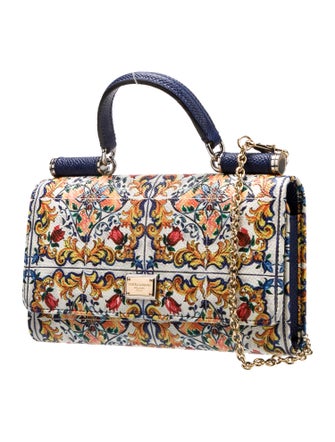 Dolce & Gabbana Majolica Top Handle Bag