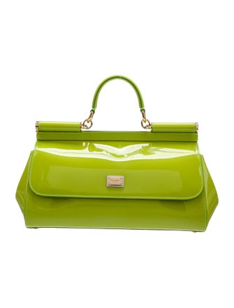 Dolce & Gabbana Patent Leather Top Handle Bag