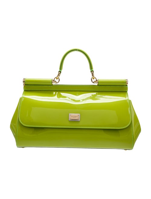 Dolce & Gabbana Patent Leather Top Handle Bag
