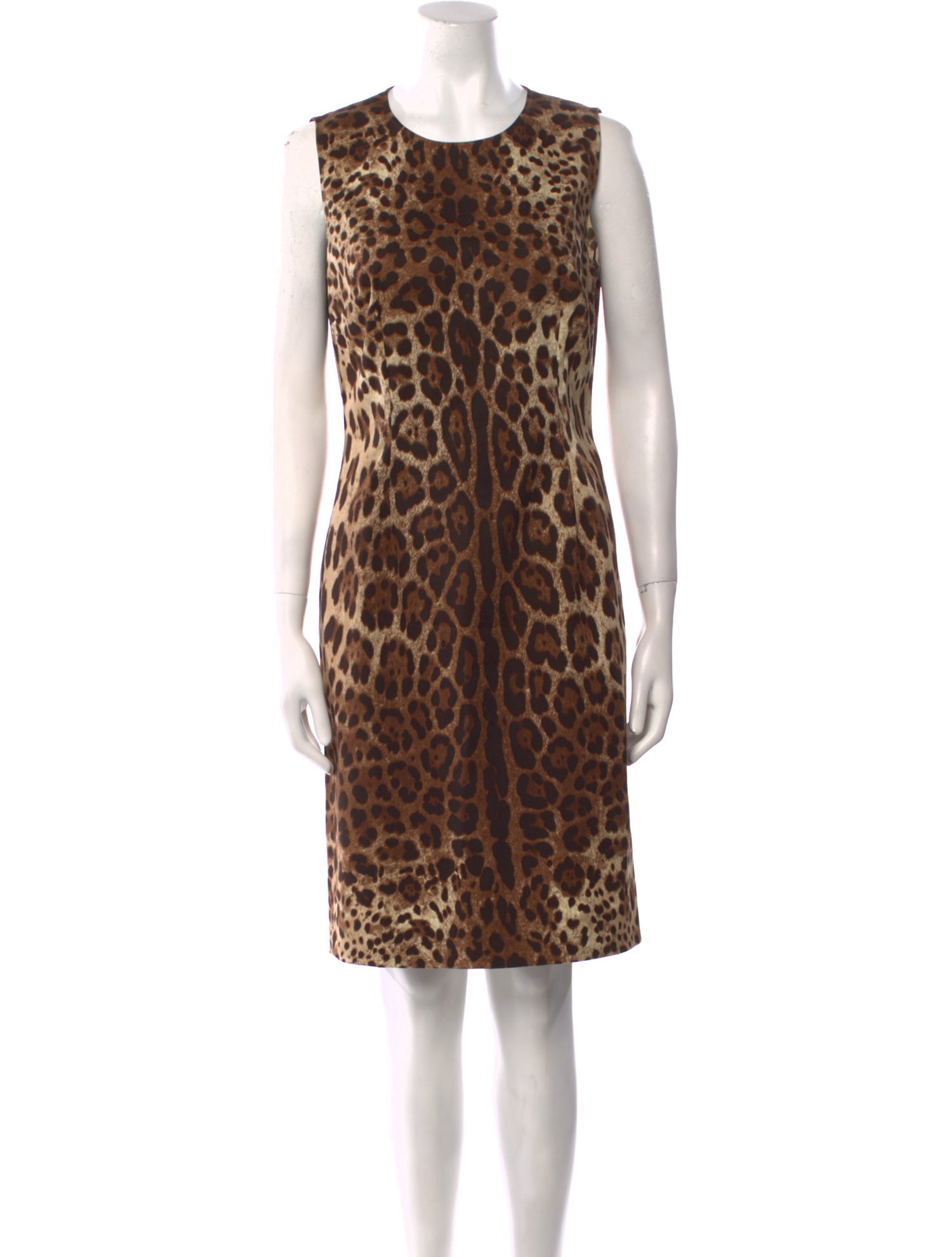 Dolce & Gabbana Animal Print Knee-Length Dress