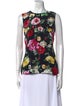 Dolce & Gabbana Silk Floral Print Blouse