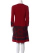 Dolce & Gabbana Virgin Wool Knee-Length Dress