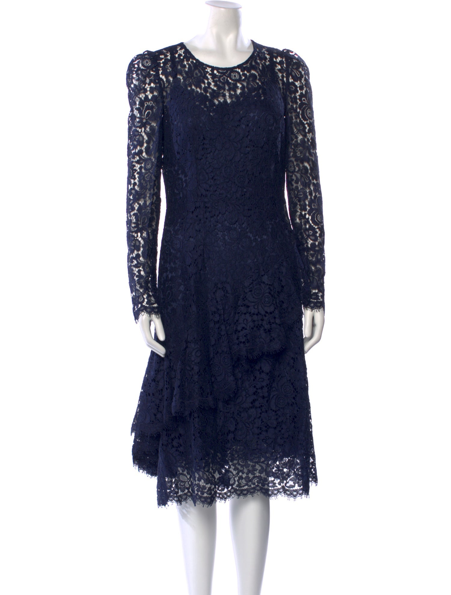 Dolce & Gabbana Lace Midi Length Dress w/ Tags